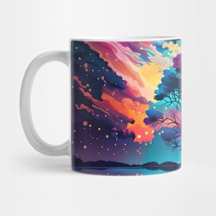 Splash Tree Water Reflection Mug